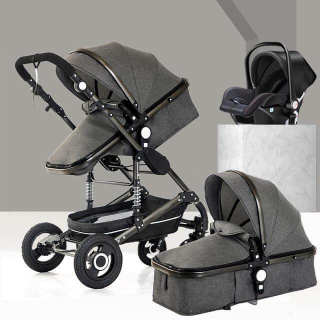 Compact 3 in 1 Lightweight Folding Baby Stroller