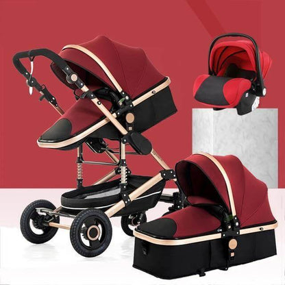 Compact 3 in 1 Lightweight Folding Baby Stroller