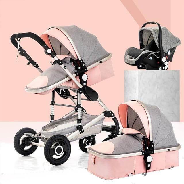 Compact 3 in 1 Lightweight Folding Baby Stroller