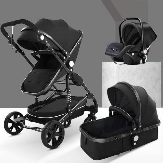 Compact 3 in 1 Lightweight Folding Baby Stroller