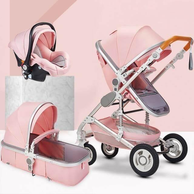 Compact 3 in 1 Lightweight Folding Baby Stroller