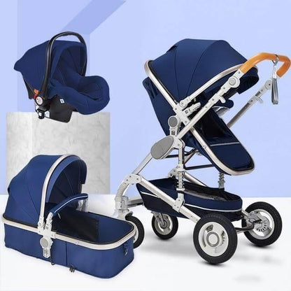Compact 3 in 1 Lightweight Folding Baby Stroller