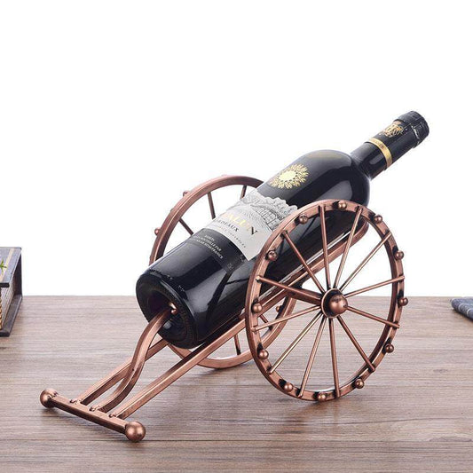 Vintage Barrel Wine Bottle Display - Pexav