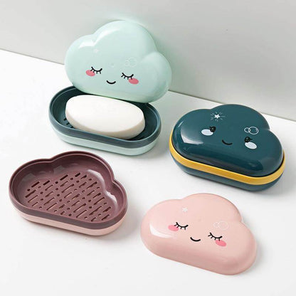 Fun Colorful Cloud Bathroom Soap Dish - Pexav