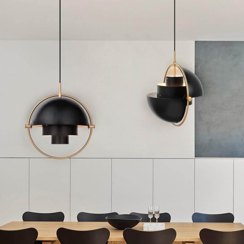 Unique Metal Sphere Pendant Light - Pexav