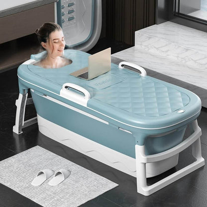 Extra Big Two Person Whirlpool Spa Bathtub - Pexav