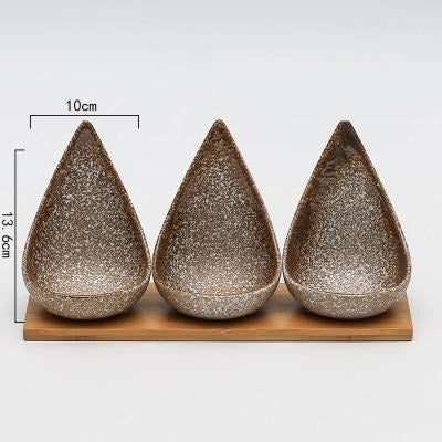 Traditional Asian Ceramic Snack Dishes