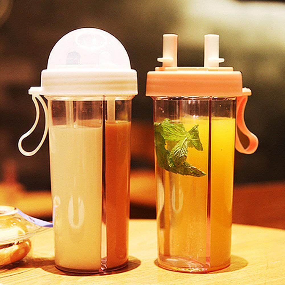 Twin Spout Split Water Bottle - Pexav