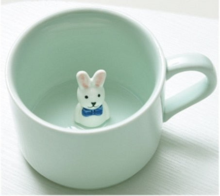Fun Colorful Animal Shaped Ceramic Mugs