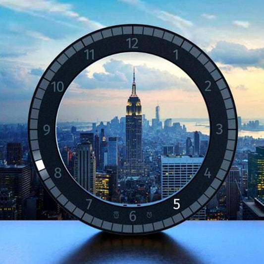 Contemporary Slim LED Display Wall Clock - Pexav