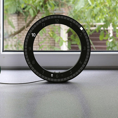 Contemporary Slim LED Display Wall Clock