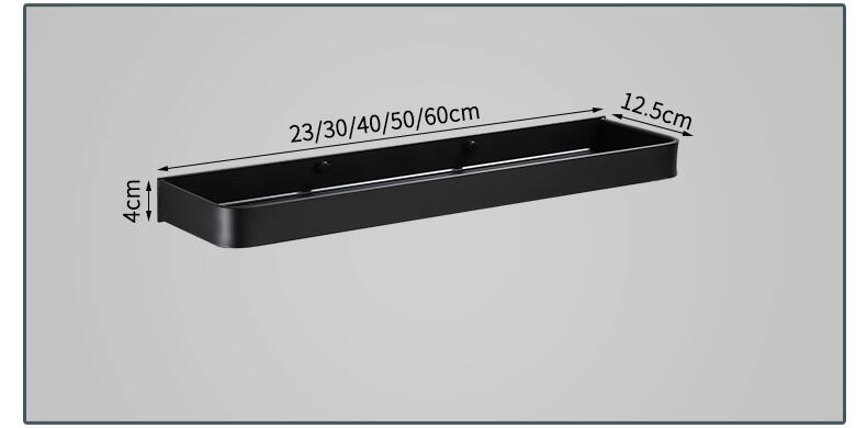 Slim Metal Wall Storage Shelf