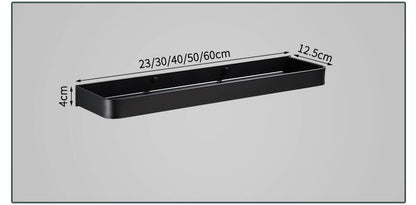 Slim Metal Wall Storage Shelf