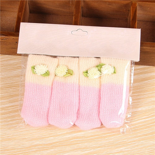 4Pcs Rubber Cat Paw Floor Protectors