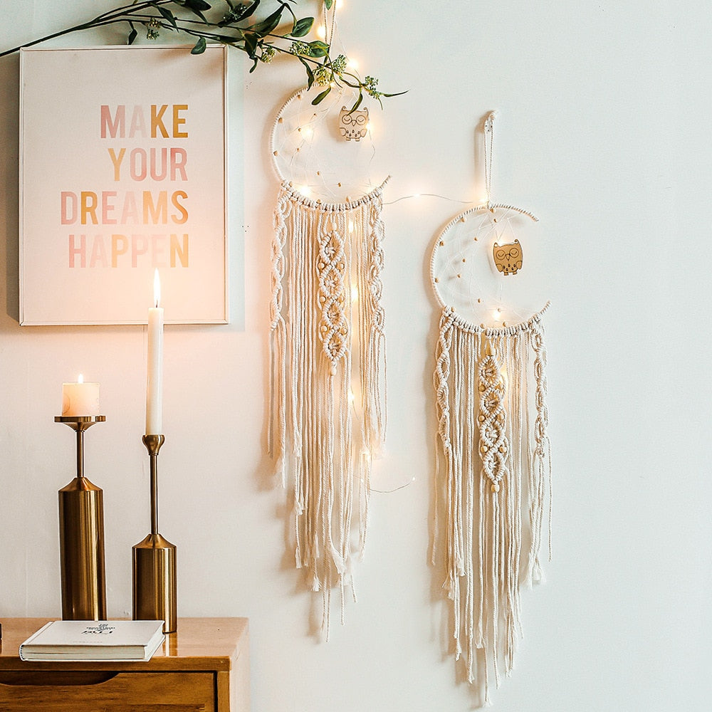 Bohemian Dreamcatcher Wall Hanging - Pexav