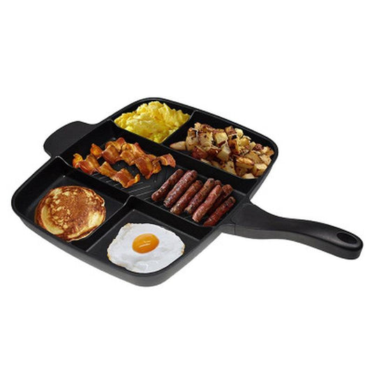 Versatile 5in1 Non Stick Cooking Grill Pan - Pexav