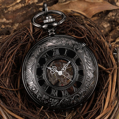 Vintage Classic Leather Pocket Watch