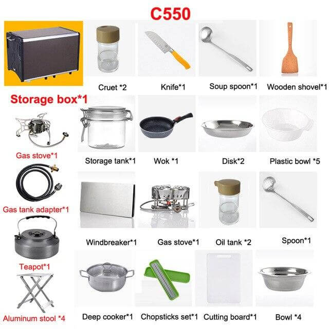 Portable Collapsible Camping Kitchen