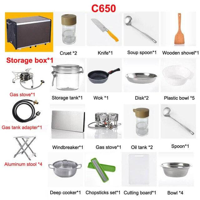 Portable Collapsible Camping Kitchen