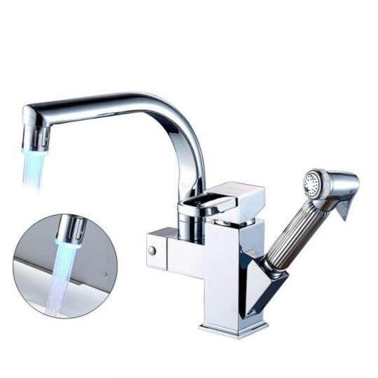 Dual Function 360 Swivel Kitchen Faucet