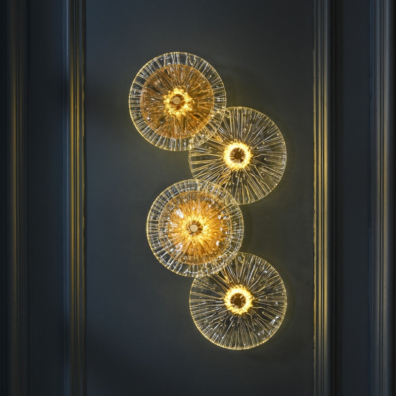 Chic Contemporary Glass Wall Light - Pexav