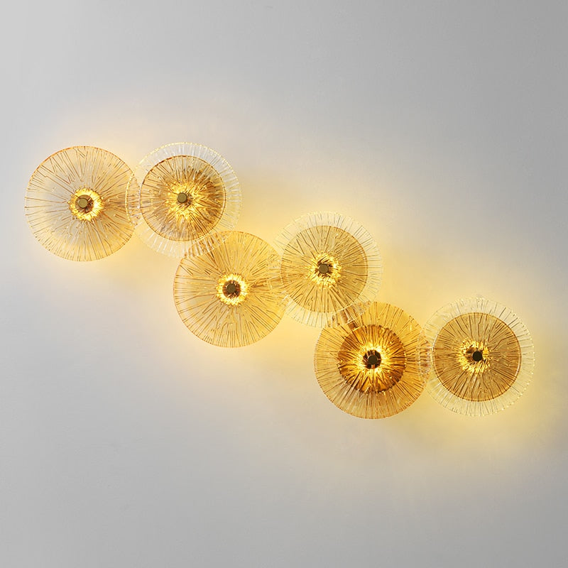 Chic Contemporary Glass Wall Light