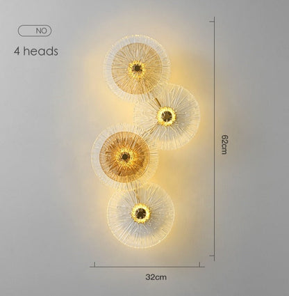 Chic Contemporary Glass Wall Light