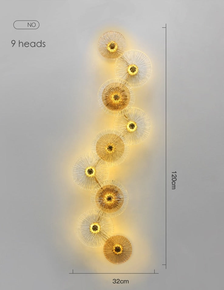 Chic Contemporary Glass Wall Light