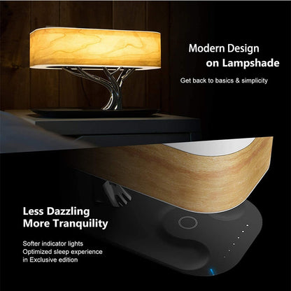 Compact Dimmable LED Desk Lamp with Bluetooth Speaker - Pexav