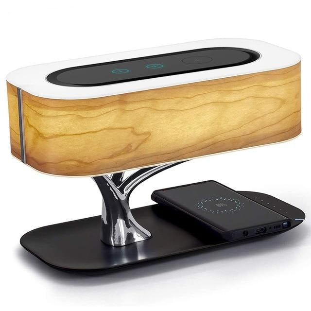 Compact Dimmable LED Desk Lamp with Bluetooth Speaker