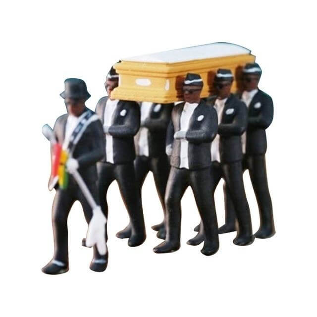 Traditional African Funeral Ceremony Figurines