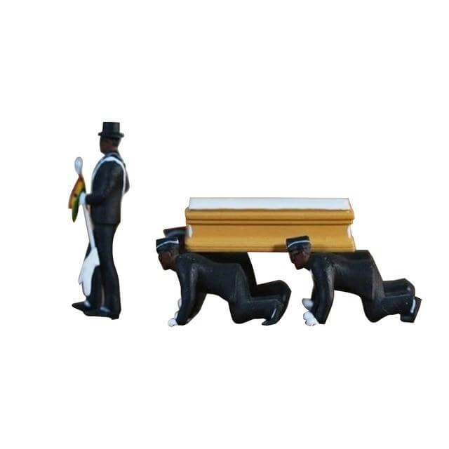 Traditional African Funeral Ceremony Figurines