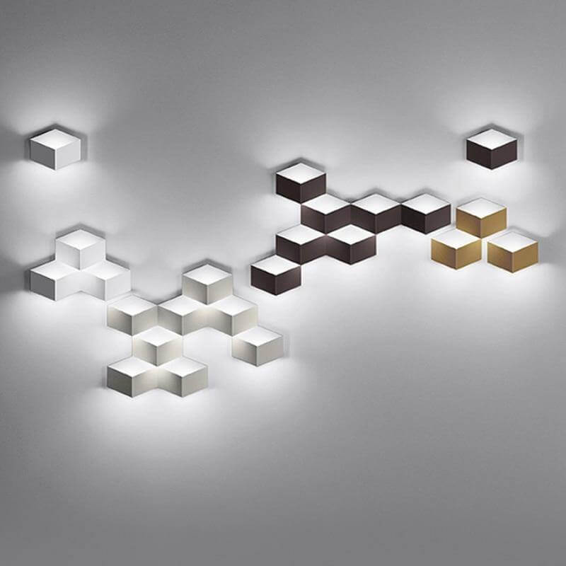 Stylish Contemporary Geometric LED Wall Lamp - Pexav