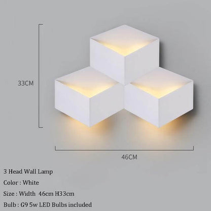 Stylish Contemporary Geometric LED Wall Lamp