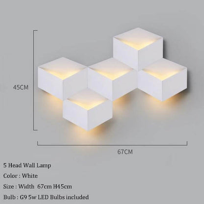 Stylish Contemporary Geometric LED Wall Lamp