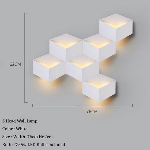 Stylish Contemporary Geometric LED Wall Lamp