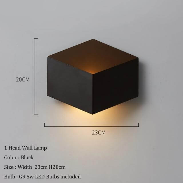 Stylish Contemporary Geometric LED Wall Lamp