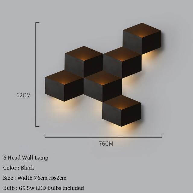 Stylish Contemporary Geometric LED Wall Lamp