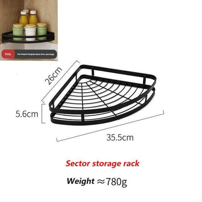 Sleek Easy Install Metal Kitchen Shelf