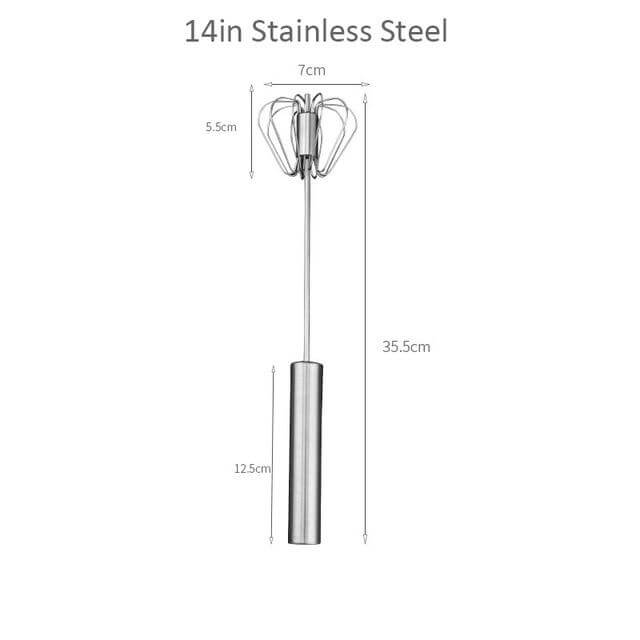 Premium Metal Kitchen Whisk Mixer