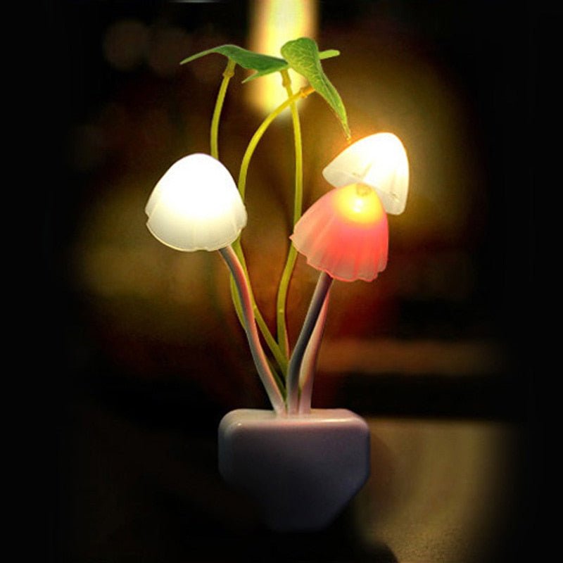 Colorful Fun Mushroom Table Lamp - Pexav