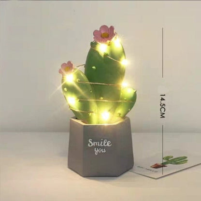 Bright Desert Cactus Bedside Lamp