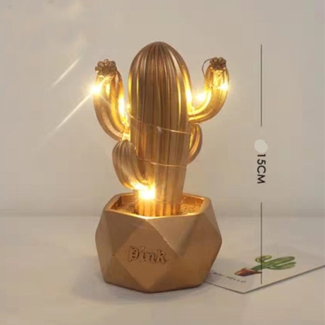Bright Desert Cactus Bedside Lamp