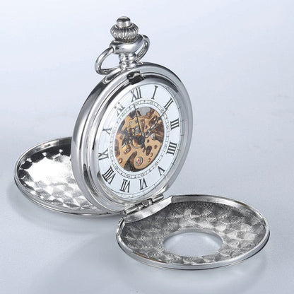 Vintage Classic Leather Pocket Watch