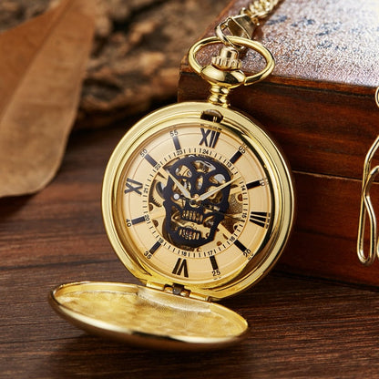 Vintage Classic Leather Pocket Watch