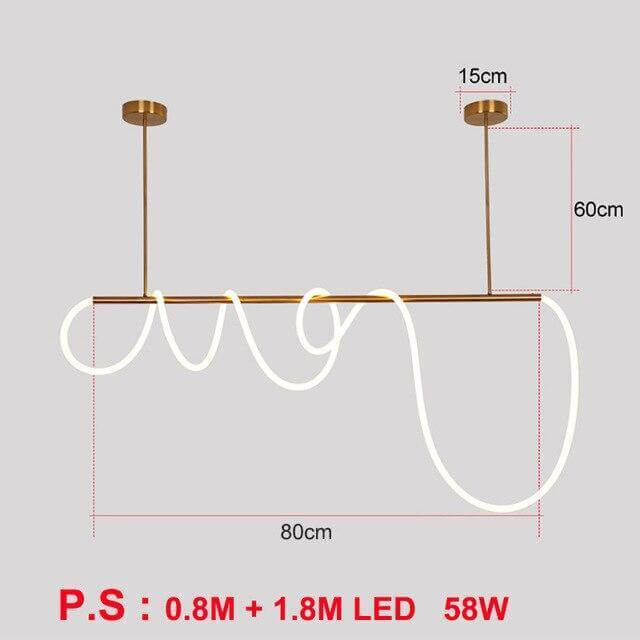 Circular Bright LED Hanging Lights