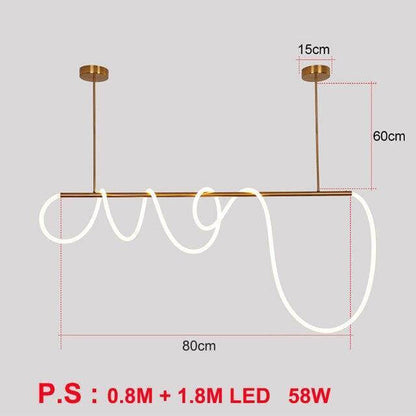 Circular Bright LED Hanging Lights