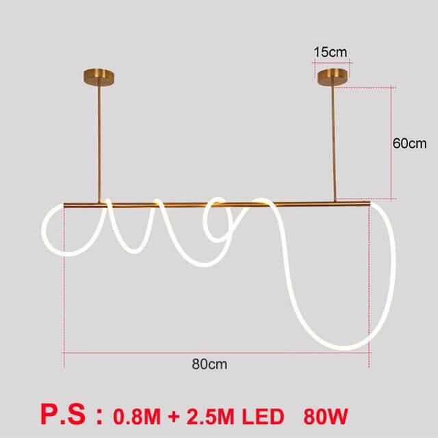 Circular Bright LED Hanging Lights