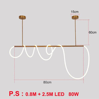 Circular Bright LED Hanging Lights