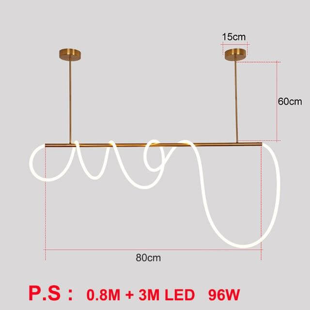 Circular Bright LED Hanging Lights